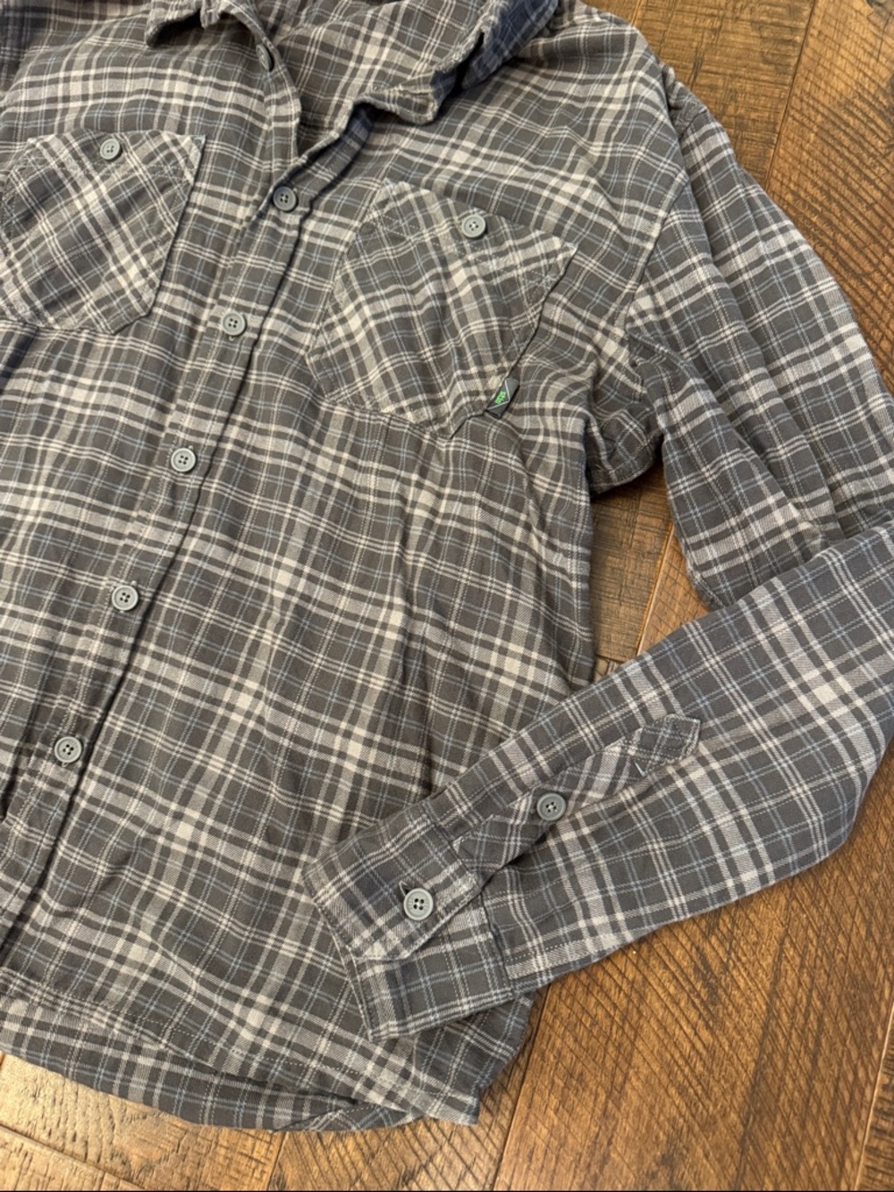 Men’s Stio Organic Cotton Plaid Long Sleeve Button Down Shirt - Picture 4 of 9